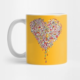 Love Heart Pattern Mug